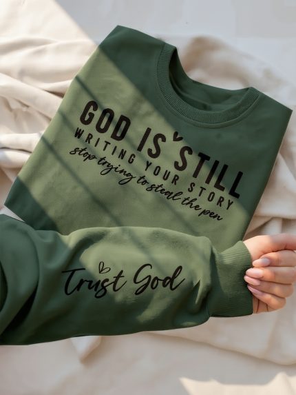 New Autumn And Winter Printed Round Neck Sweatshirt, Stylish Pullover, Casual And Versatile Long Sleeve Top for Women